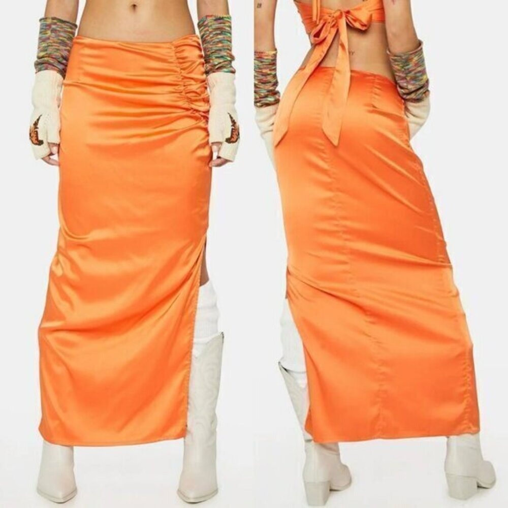 Peppermayo - Monaco Maxi Skirt - Orange
